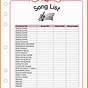 Printable Wedding Planning Sheets