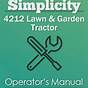 Simplicity Lawn Tractor Parts Manual
