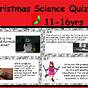 Science Christmas Quiz Tes