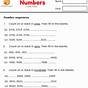 Simple Sequences Math Worksheet