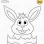 Easter Egg Trace Worksheet For Kindergarten