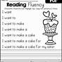 Fluency Worksheets