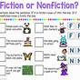 Fiction Vs Nonfiction Worksheets First Grade