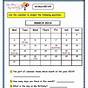 First Grade Calendar Worksheet