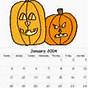 Halloween Printable Calendar