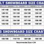 Height Of Snowboard Chart