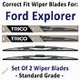 2002 Ford Explorer Wiper Blades