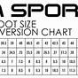 Ski Shoes Size Chart