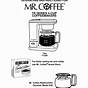 Instructions For Mr Coffee Espresso Maker