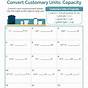 Customary Units Of Capacity Worksheet