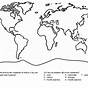 Printable Blank Continents And Oceans Map