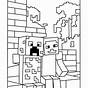 Printable Minecraft Colouring Sheets