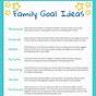 Family Goal Setting Worksheet