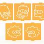 Printable Simpsons Pumpkin Stencils