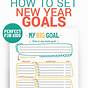Goal Setting Worksheet For Adults