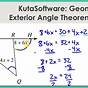 Exterior Angle Theorem Worksheet Answers Key