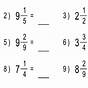 Mixed Number Improper Fraction Worksheet