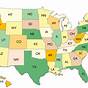 United States State Abbreviations Map