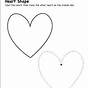 Heart Shape Worksheet Preschool