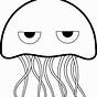Jelly Fish Coloring Page