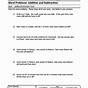 Word Problems Addition And Subtraction Worksheets