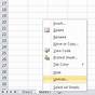 How To Unhide Worksheet In Excel