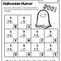 Halloween Math Worksheet For Kindergarten