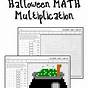 Halloween Math Multiplication Worksheets