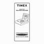 Timex T2312 Alarm Clock Manual