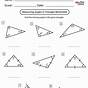 Triangle Interior Angle Worksheets Answers Sheet 2