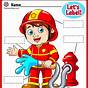 Fire Safety For Kids Worksheet