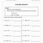 Exponents And Scientific Notation Worksheets