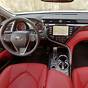 Toyota Camry 2019 Xse Red Interior