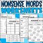 Nonsense Words Worksheets Pdf