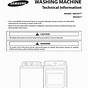 Samsung Washing Machine Parts Manual
