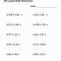 Math For 8th Graders Worksheets