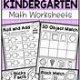 Kindergarten Math Worksheet Packet