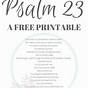 Psalm 23 Printable Pdf
