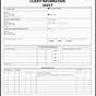 Printable Tax Client Information Sheet Template