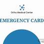 Free Printable Emergency Card