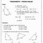Law Of Sines And Cosines Worksheets Answers