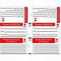Pdf Printable Emergency Card Template