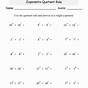 Exponents Worksheet For 5th Grade