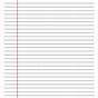 Wide Ruled Paper Printable