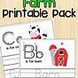 Farm Worksheet For Kindergarten