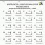 Multiplication Worksheets For 5th Grade