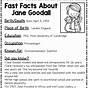 Jane Goodall Worksheets