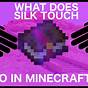Silk Touch Minecraft Enchantment