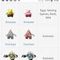 Pokemon Go Evolution List