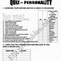 Fun Personality Quizzes Printable